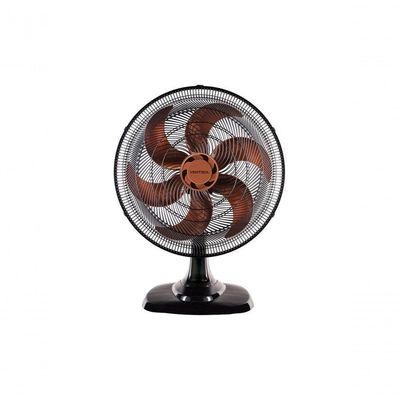 Ventilador Osc Mesa Turbo 50cm 6 Pás 220V Preto Bronze