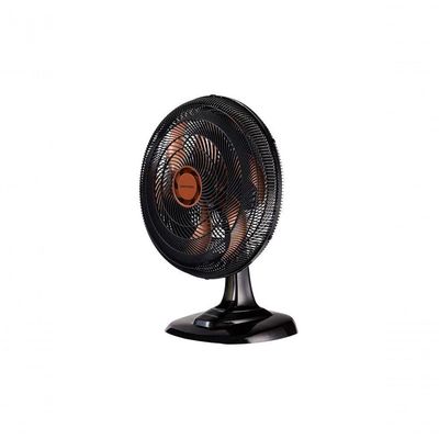 Ventilador Osc Mesa Turbo 50cm 6 Pás 220V Preto Bronze