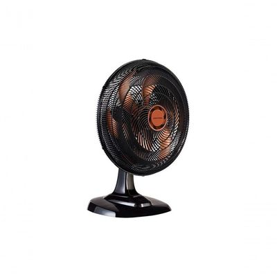 Ventilador Osc Mesa Turbo 50cm 6 Pás 220V Preto Bronze
