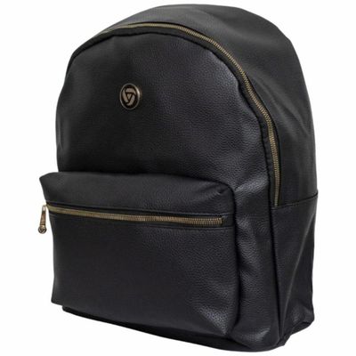 Mochila Feminina Preta Média Executiva Resistente Em Poliuretano  Majestic  Yins Brasil  Preto