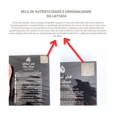 Perfume Árabe Fakhar Black Lattafa Original Edp Masculino 100ml