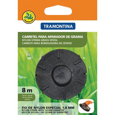 Carretel 1 Fio Nylon 1,8 mm Tramontina Aparador Grama 8 m