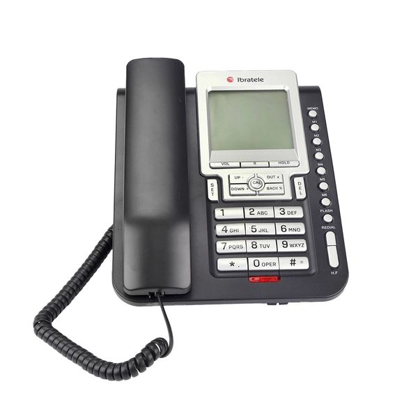 Telefone de Mesa Ibratele CaptaTop Preto Telefone de Mesa Ibratele CaptaTop Preto