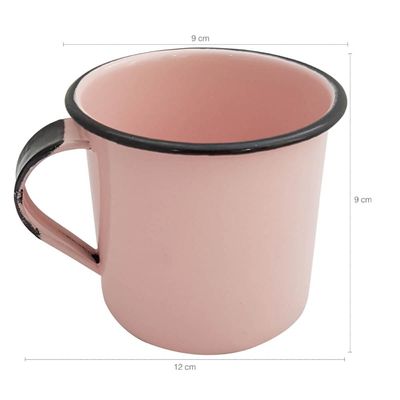 Caneca Esmaltada Café Chá 400ml Ágata