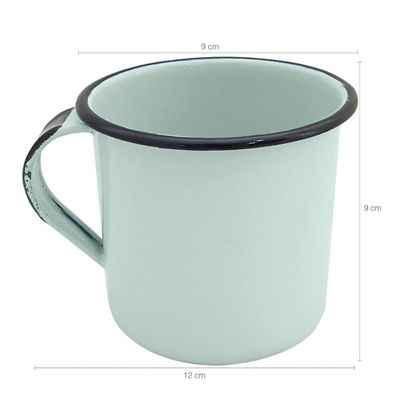 Caneca Esmaltada Café Chá 400ml Ágata