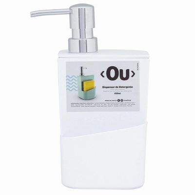 Dispenser Detergente com Esponja 650ml