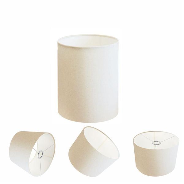 Cúpula Abajur Cilíndrica Cp-7001 ø13x15cm - Branco