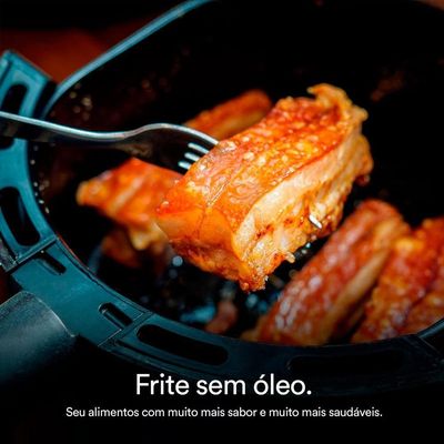 Fritadeira Sem óleo Airfryer Chef Gourmet 4,2l Preta Eaf42p 127v - Eos 127v