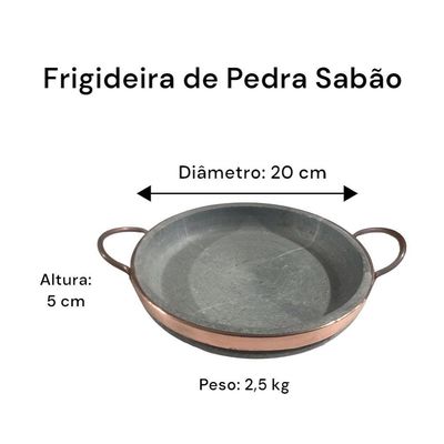 Jogo De Panelas De Pedra Sabão Duráveis E Saudáveis 6 Peças