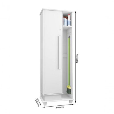 Armário Multiuso Bérgamo Branco - Rv Móveis