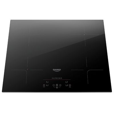 Cooktop de Indução Dako Supreme 4 Bocas Mesa Vitrocêramica Preto / 220V