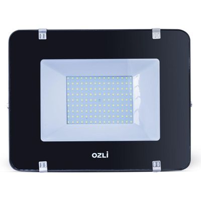 Refletor Led Slim 30w Ip65 6500k Preto Bivolt Unidade