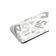 Apoio De Pulso Ergonomico Para Teclado Pcyes - Signature Edition - White Ghost - Wrswg
