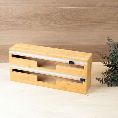 Organizador Para Rolos De Parede-gaveta Em Bambu Lyor