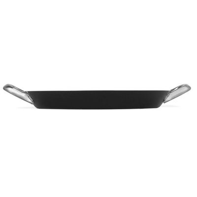 Paellera G Profissional Preta 43 Cm 5 L Em Alumínio Com Revestimento Interno Antiaderente Multiflon