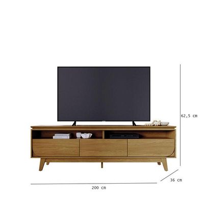 Rack Bancada Selene Cumaru - Madetec