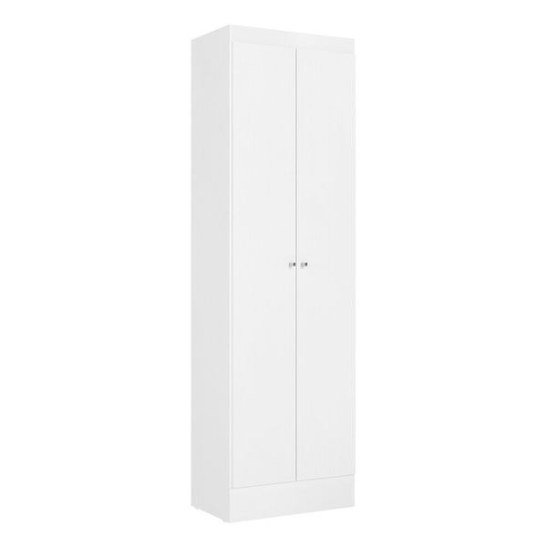 Armário Multiuso Sapateira THB Space com 2 Portas 5 Prateleiras Branco