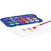 Aquarela Em Pastilha Acquarelli 24 Cores Giotto
