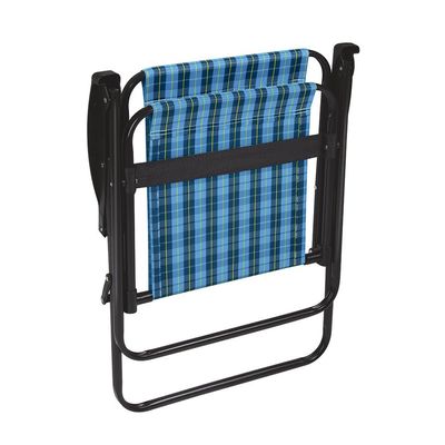 Cadeira Alta de Praia Marine Dobrável Mor Azul
