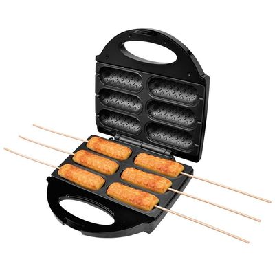 Crepeira Britânia Six Chapas Antiaderentes Preto / 110V