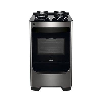 Fogão a Gás de Piso Consul 4 bocas Automático CFO4VAR Inox / Bivolt