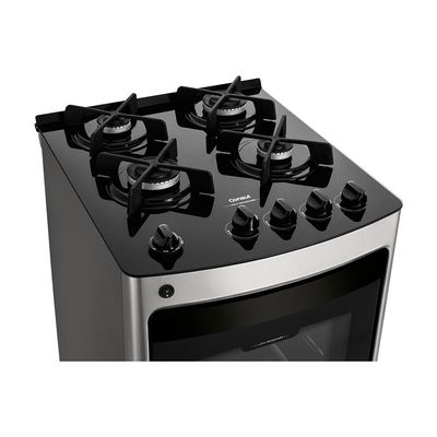Fogão a Gás de Piso Consul 4 bocas Automático CFO4VAR Inox / Bivolt