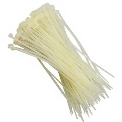 Abraçadeira De Nylon 100 Uni Cinta Plastica Enforca Branco