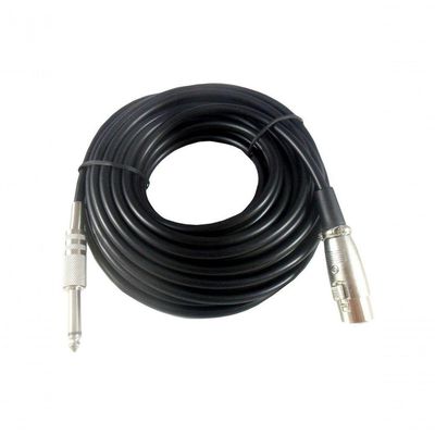 Cabo Microfone P10 Mono X Cannon 10m