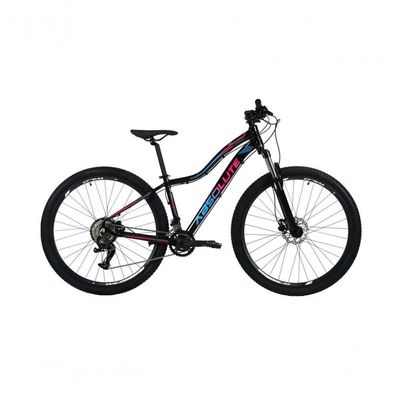 Bicicleta Aro 29 Absolute Hera Alumínio 2x9 Freios Hidráulicos K7 Garfo Com Trava 18v Mtb preto Tam: 15