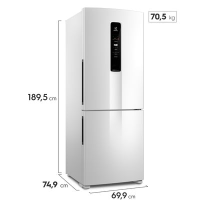 Geladeira Electrolux Frost Free Inverter 490L Experience Inverse Branca (IB51) 220V