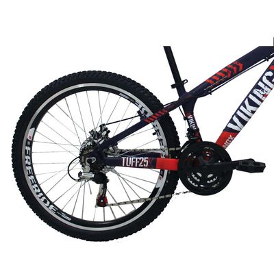 Bicicleta VikingX TUFF25 Aro 26 Freeride 21V Roxo/Laranja