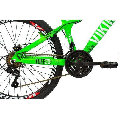 Bicicleta TUFF25 Freeride Aro 26 Verde Neon 21V VikingX
