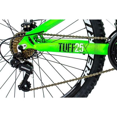 Bicicleta TUFF25 Freeride Aro 26 Verde Neon 21V VikingX