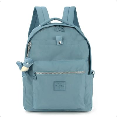 Mochila Juvenil Notebook Crinkle Up4You Luxcel MJ48984UP Azul