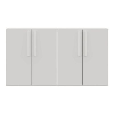 Aparador Buffet 4 Portas Viena V3604 Branco Branco