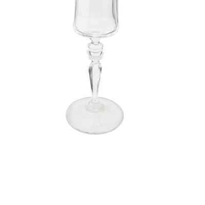 Jogo de taças champanhe cristal ecológico Bohemia Grace 190ml 6 peças ouro