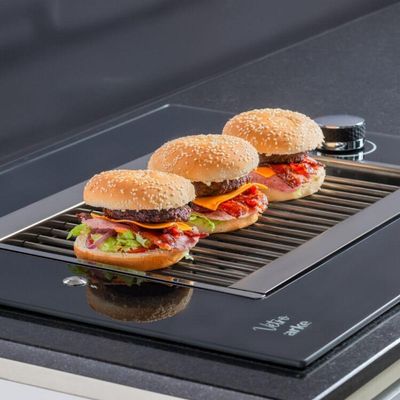 Churrasqueira A Gás GLP De Embutir Acendimento Elétrico Grelha Carnes E Legumes Vetro Arke