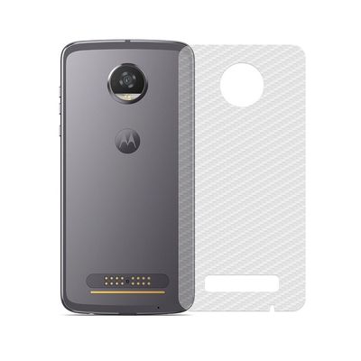 Película Traseira de Fibra de Carbono Transparente para Motorola Moto Z2 Play - Gorila Shield