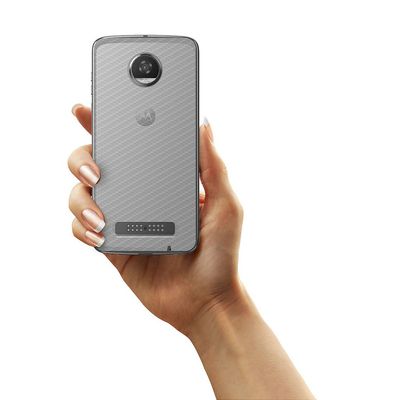 Película Traseira de Fibra de Carbono Transparente para Motorola Moto Z2 Play - Gorila Shield