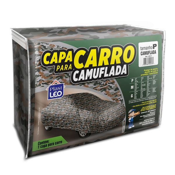 Capa Externa para Carro Plast Leo Camuflada P