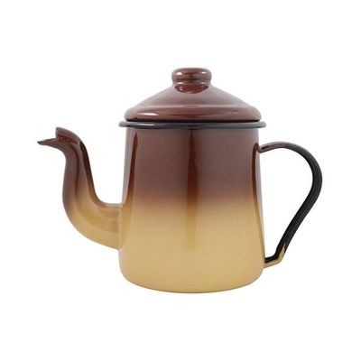 Cafeteira Tradicional Esmaltada Marrom Degradê 1,1 L Ewel