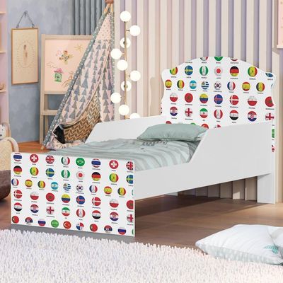 Mini Cama Futebol Seleção Com Colchão