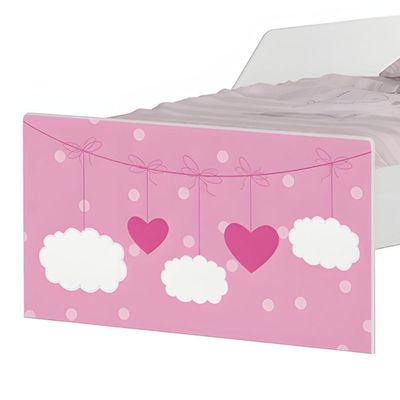 Mini Cama Nuvens E Coração Meninas