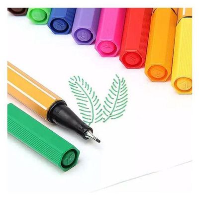 Kit Caneta Fineliner 0.4mm Point 88 10 Cores - Stabilo