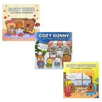 Livro Para Colorir Fluffy Friends Coloring Book 3 Unidades - Todolivro