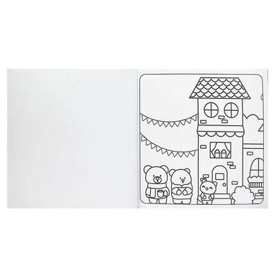 Livro Para Colorir Fluffy Friends Coloring Book 3 Unidades - Todolivro