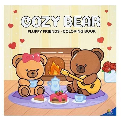 Livro Para Colorir Fluffy Friends Coloring Book 3 Unidades - Todolivro