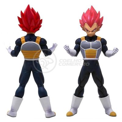 Boneco Vegeta Super Sayajin God Dragon Ball Z Super - 20Cm