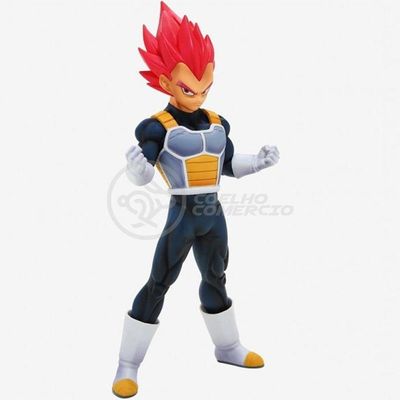 Boneco Vegeta Super Sayajin God Dragon Ball Z Super - 20Cm