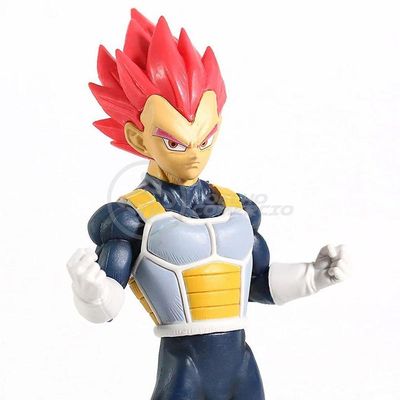 Boneco Vegeta Super Sayajin God Dragon Ball Z Super - 20Cm